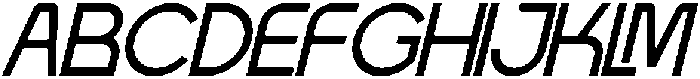 Fingard Italic otf (400) Font UPPERCASE