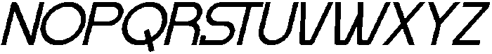 Fingard Italic otf (400) Font UPPERCASE