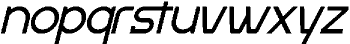 Fingard Italic otf (400) Font LOWERCASE