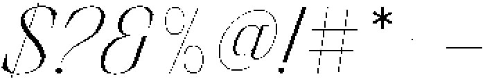 Finico Extra Light Italic otf (200) Font OTHER CHARS