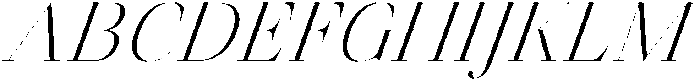 Finico Light Italic otf (300) Font UPPERCASE