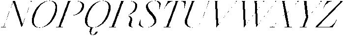 Finico Light Italic otf (300) Font UPPERCASE