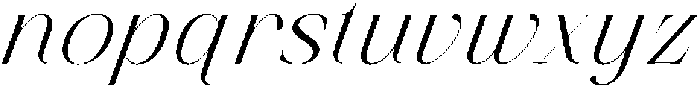 Finico Light Italic otf (300) Font LOWERCASE