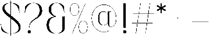 Finico Light otf (300) Font OTHER CHARS
