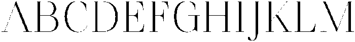 Finico Light otf (300) Font UPPERCASE