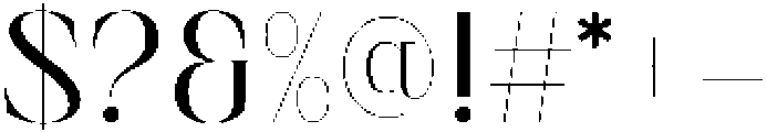 Finico Medium otf (500) Font OTHER CHARS
