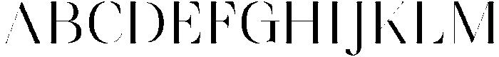 Finico Medium otf (500) Font UPPERCASE