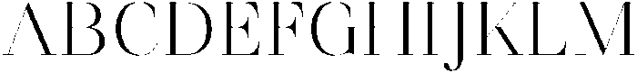 Finico Regular otf (400) Font UPPERCASE