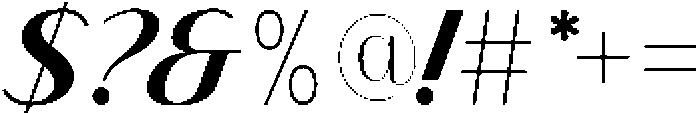 Finico Sans Bold Italic otf (700) Font OTHER CHARS
