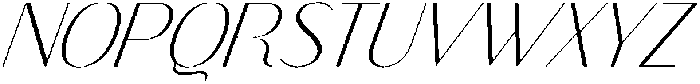 Finico Sans Extra Light Italic otf (200) Font UPPERCASE