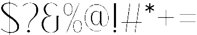 Finico Sans Extra Light otf (200) Font OTHER CHARS