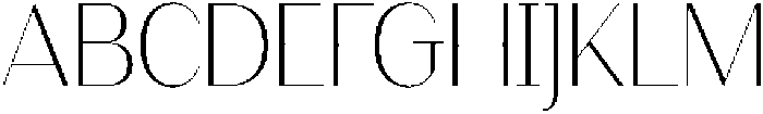 Finico Sans Extra Light otf (200) Font UPPERCASE