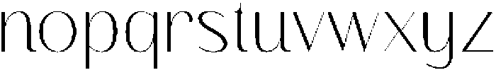 Finico Sans Extra Light otf (200) Font LOWERCASE