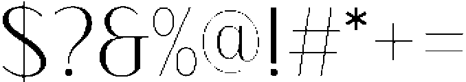 Finico Sans Light otf (300) Font OTHER CHARS