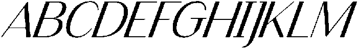 Finico Sans Medium Italic otf (500) Font UPPERCASE