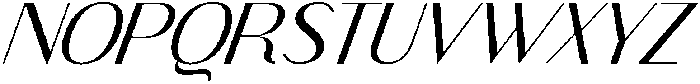 Finico Sans Medium Italic otf (500) Font UPPERCASE