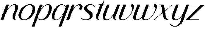 Finico Sans Medium Italic otf (500) Font LOWERCASE