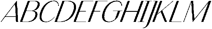 Finico Sans Regular Italic otf (400) Font UPPERCASE