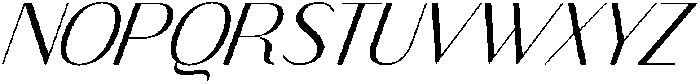 Finico Sans Regular Italic otf (400) Font UPPERCASE