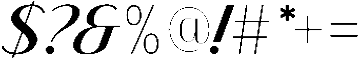 Finico Sans Semi Bold Italic otf (600) Font OTHER CHARS