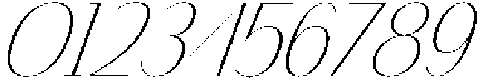 Finico Sans Thin Italic otf (100) Font OTHER CHARS