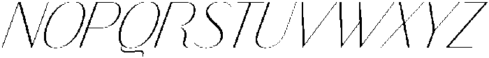 Finico Sans Thin Italic otf (100) Font UPPERCASE