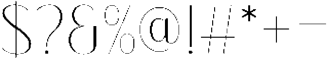 Finico Sans Thin otf (100) Font OTHER CHARS