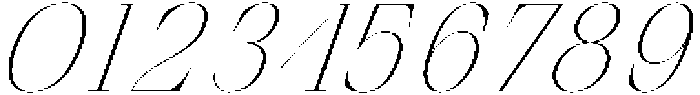 Finico Thin Italic otf (100) Font OTHER CHARS