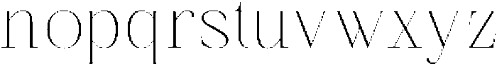 Finico Thin otf (100) Font LOWERCASE