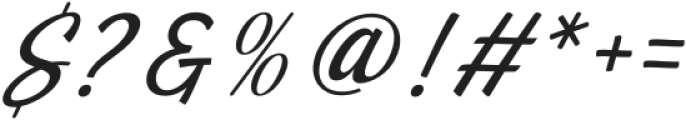 Finland Italic otf (400) Font OTHER CHARS