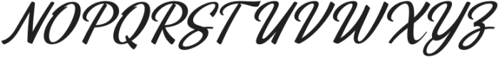 Finland Italic otf (400) Font UPPERCASE