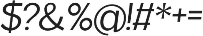 Fintalux Italic Regular otf (400) Font OTHER CHARS