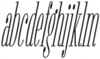 Fiona Pro Light Italic otf (300) Font LOWERCASE