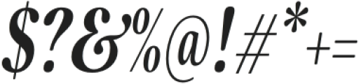 Fionas ExtraBold Italic otf (700) Font OTHER CHARS