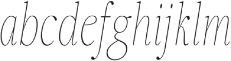 Fionas Light Italic otf (300) Font LOWERCASE
