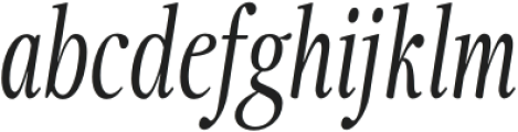Fionas SemiBold Italic otf (600) Font LOWERCASE