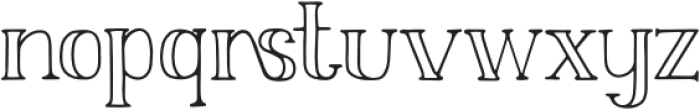 Fiore Dilona Outline otf (400) Font LOWERCASE