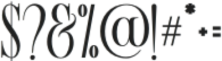 Fiore-Regular otf (400) Font OTHER CHARS