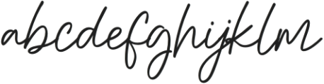 Fiorella Harmony Regular otf (400) Font LOWERCASE