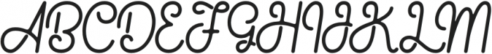 Fioretta-Regular otf (400) Font UPPERCASE