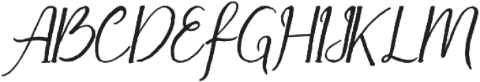 Firdaus Italic otf (400) Font UPPERCASE