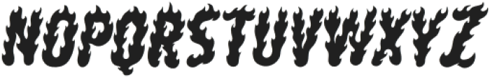 Fire Starter Regular otf (400) Font UPPERCASE