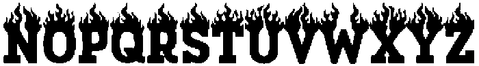 Fire Torch otf (400) Font UPPERCASE