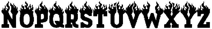 Fire Torch otf (400) Font LOWERCASE
