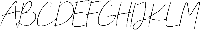 Firefly Script otf (400) Font UPPERCASE