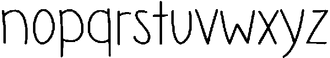 Firewood Regular otf (400) Font LOWERCASE