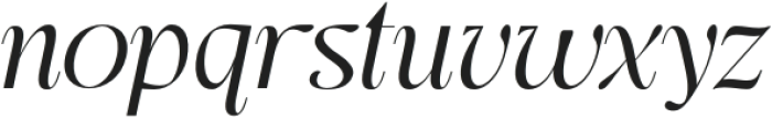 First Class Extra Light Italic otf (200) Font LOWERCASE