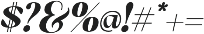 First Class Neue Semi Bold Italic otf (600) Font OTHER CHARS