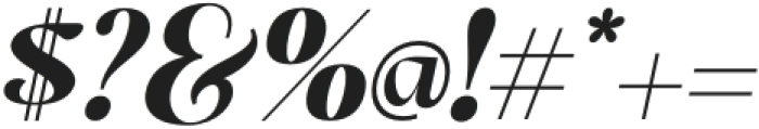 First Class Semi Bold Italic otf (600) Font OTHER CHARS