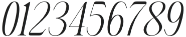 First Class Thin Italic otf (100) Font OTHER CHARS